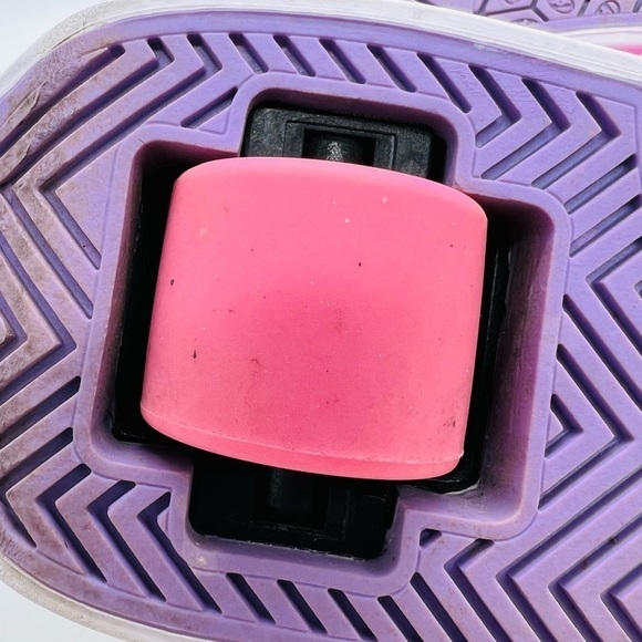 HEEELYS PRO 20 PINK & SKY BLUE ROLLER SNEAKERS YOUTH SZ 5 OR WOMENS SIZE 6 - Picture 8 of 15